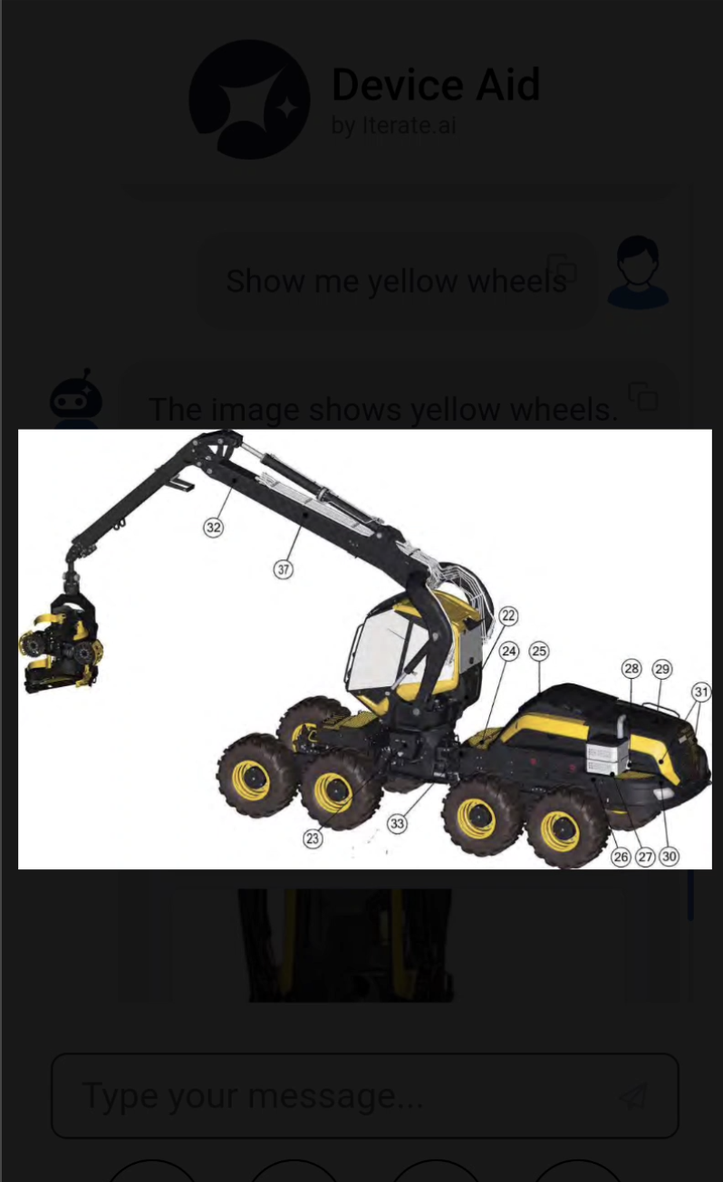 Device Aid Image Response